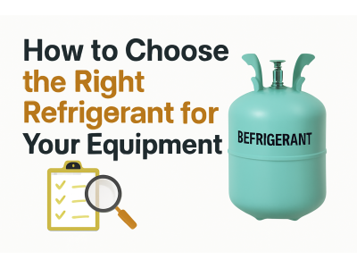 How to Choose the Right Refrigerant for Your Equipment?