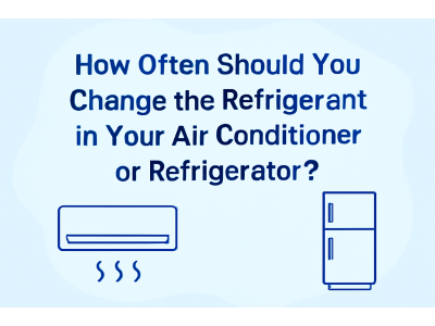 How Often Should You Change the Refrigerant in Your Air Conditioner or Refrigerator?