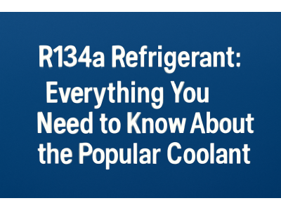 R134a Refrigerant: Everything You Need to Know About the Popular Coolant