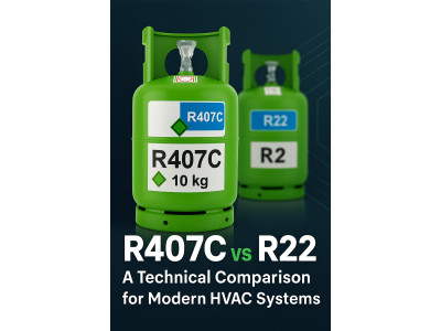 R407C vs R22: A Technical Comparison for Modern HVAC Systems